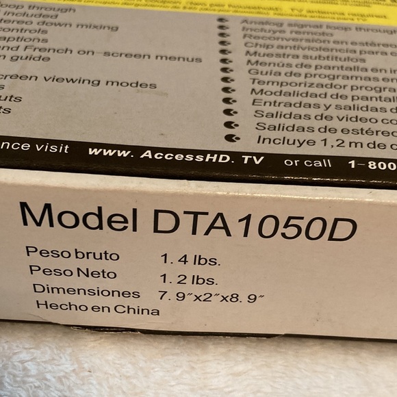 TV Converter with Remote Control   Access HD Digital to Analog also for emergenc - Picture 13 of 13